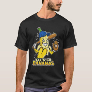 Grappige Bananen Cadeau Fruit Lovers Boys Lets Go T-shirt