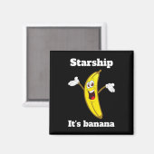 Grappige bananenquote2 magneet (Voorkant / Achterkant)