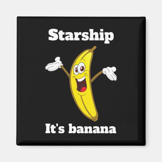 Grappige bananenquote2 magneet (Voorkant)