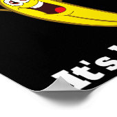 Grappige bananenquote2 poster (Hoek)