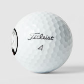 Grappige Bang Gezicht Golfballen (Logo)