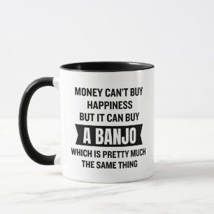 Grappige Banjo Mok Muziek Liefhebber Cadeau