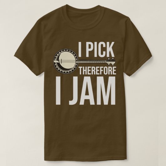 Grappige Banjo Speler Quote T-shirt (Design voorkant)
