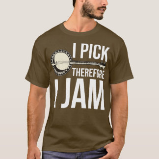 Grappige Banjo Speler Quote T-shirt