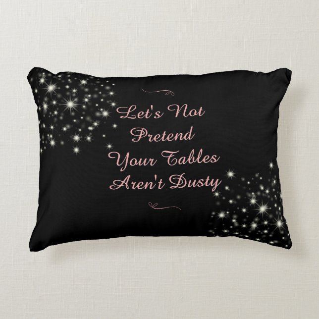 Grappige bank kussen, humoristisch huisverwarmings accent kussen (Voorkant)