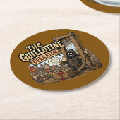 Grappige Bar Ronde Kartonnen Onderzetter (Gebogen)