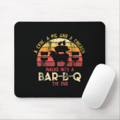 Grappige Barbecue Gerookt Vlees Lover Gift Idee BB Muismat (Met muis)