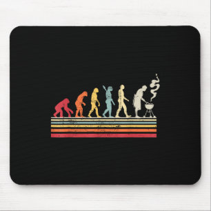 Grappige Barbecue Grill Dad Evolution Man Ret Muismat