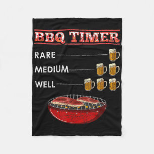 Grappige Barbecue Lover Beer Drink Drink Gift Idee Fleece Deken