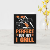 Grappige Barbecue Pun BBQ Grilling Chef Accessoire Kaart (Gele Bloem)