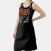 Grappige Barbecue Timer Aantal bieren Zeldzaam Med Schort (Insitu)