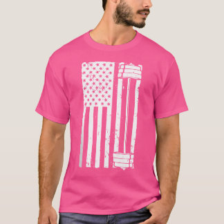 Grappige Barbell kunst voor gewichtheffen fitness  T-shirt
