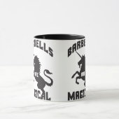 Grappige Barbell Lifting Gym Humor Mok (Midden)