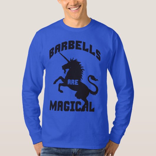 Grappige Barbell Lifting Gym Humor T-shirt (Voorkant)