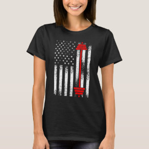 Grappige Barbell voor Mannen Vrouwen Gewichtheffen T-shirt