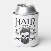 Grappige Barber Baard Haar Hustler 2019 Gift Blikjeskoeler (Blikje Voorkant)