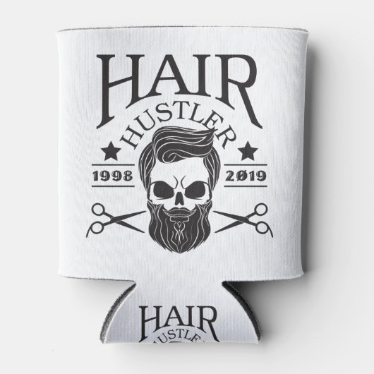 Grappige Barber Baard Haar Hustler 2019 Gift Blikjeskoeler (Voorkant)