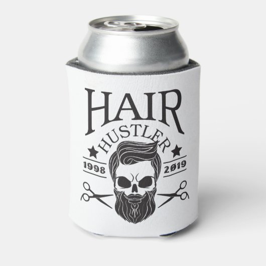 Grappige Barber Baard Haar Hustler 2019 Gift Blikjeskoeler (Blikje Achterkant)