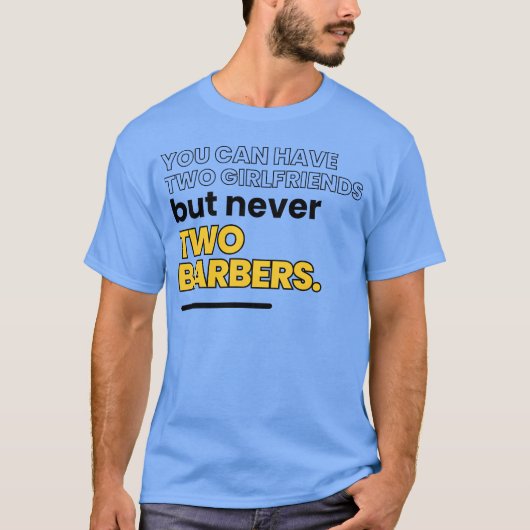 Grappige barbierscitaat jongen t-shirt (Voorkant)