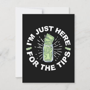 Grappige barman gewoon briefkaart