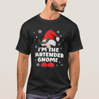 Grappige Bartender Kabouter Familie Matching Groep T-shirt