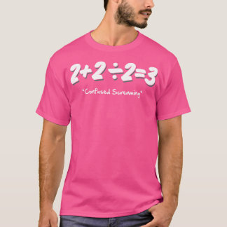 Grappige basis wiskunde t-shirt