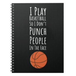 Grappige Basketbal Cadeaus Humor Speler Sport Ball Notitieboek