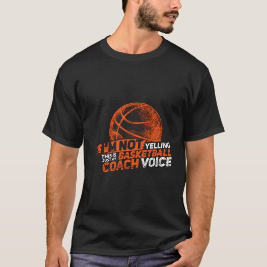 Grappige Basketbal Coach Gift Hoops Coaching T-shirt (Voorkant)