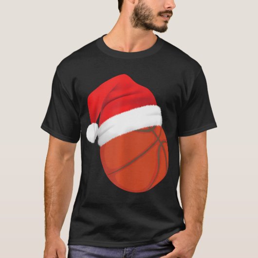 Grappige Basketbal Coach Speler Kerst Kerstvakanti T-shirt (Voorkant)