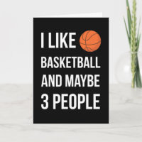 Grappige Basketbal Kaarten Atletische Kleinzoon Ne