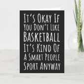 Grappige Basketbal Kaarten Sport Team Speler Fan (Voorkant)