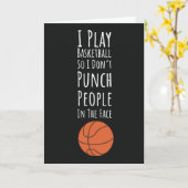 Grappige Basketbal Kaarten Team Humor Sporten (Gele Bloem)