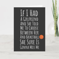 Grappige Basketbal Kaarten Voor Hem Tienerjongens 