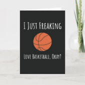 Grappige Basketbal Liefhebber Kaarten Speler Atlee (Voorkant)