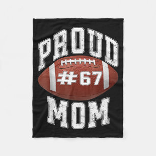 Grappige Basketbal Moeder 67 Meme Trots Mama Ontwe Fleece Deken