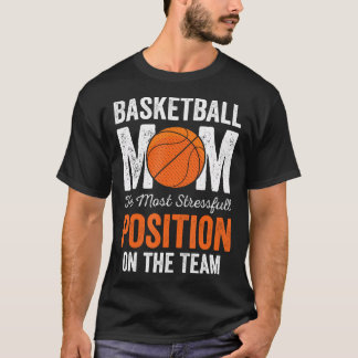 Grappige basketbal ouder basketbal mam t-shirt