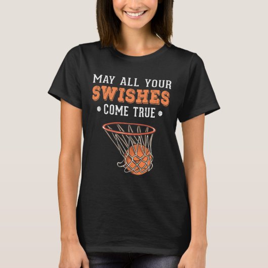 Grappige Basketbal Puns 3 Point Jongens Meisjes Ke T-shirt (Voorkant)