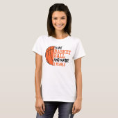 Grappige Basketbal Quote Basketbal Gamer T-shirt (Voorkant volledig)