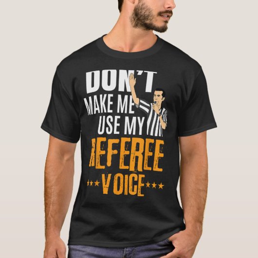 Grappige Basketbal Ref Hoops - Basketbal Scheidsre T-shirt (Voorkant)