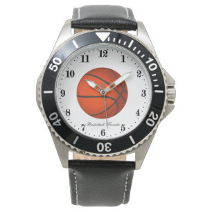 Grappige basketbal sport fanaat horloge