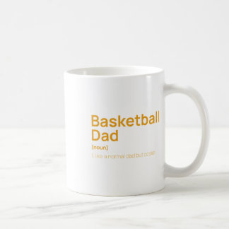 Grappige basketbal vader definitie koffiemok
