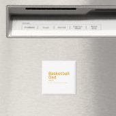 Grappige basketbal vader definitie magneet (Insitu (Vaatwasser))