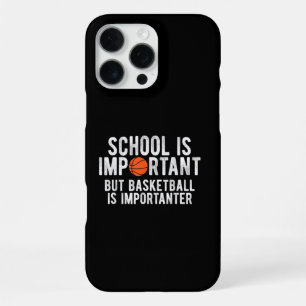Grappige Basketbalschool is Belangrijk Bball iPhone 16 Pro Max Hoesje