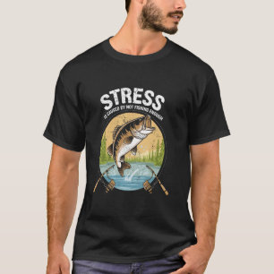 Grappige Bass Visser Minnaar Visser Design Voor Ma T-shirt