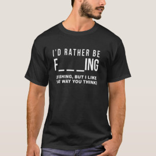 Grappige Bass Visser Vissen meme T-shirt