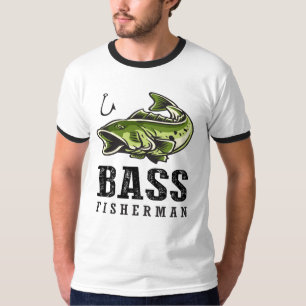 Grappige Bass Visser Vissen Vissen Vissers Citaat T-shirt