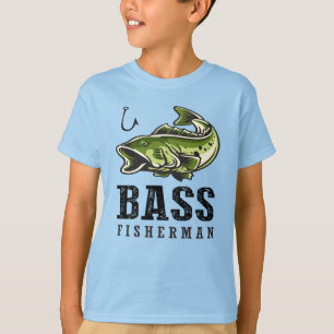 Grappige Bass Visser Vissen Vissen Vissers Citaat T-shirt