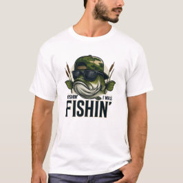 Grappige Bass Visvangst Buitenlucht Avontuur T-shirt
