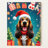 🎁Grappige Basset-hond Kerst Planner Cadeau (Achterkant)