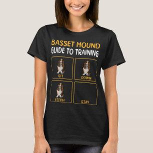Grappige Basset Hound-gids voor het trainen van ge T-shirt